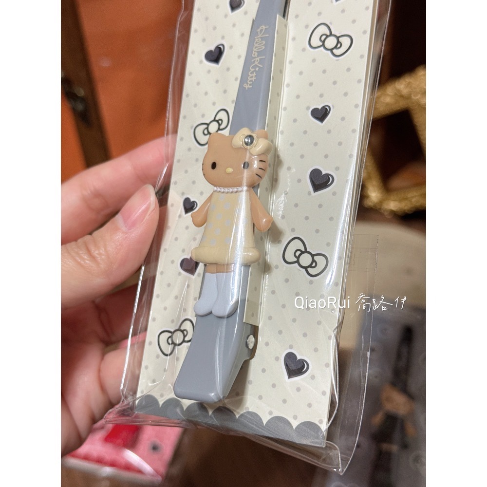 現貨 日本 Sanrio 三麗鷗 長腿 kitty 一字夾 髮夾-細節圖4