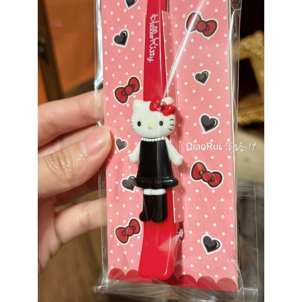 現貨 日本 Sanrio 三麗鷗 長腿 kitty 一字夾 髮夾-細節圖5