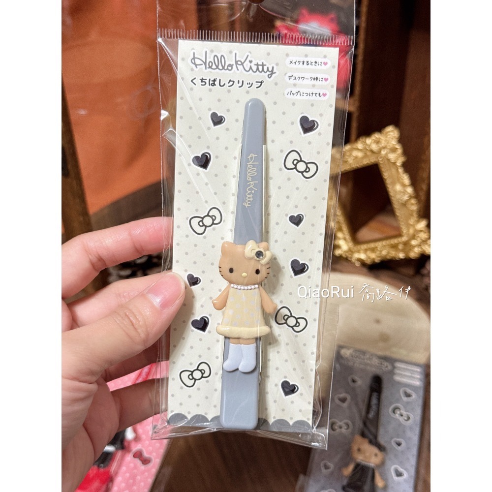 現貨 日本 Sanrio 三麗鷗 長腿 kitty 一字夾 髮夾-規格圖5