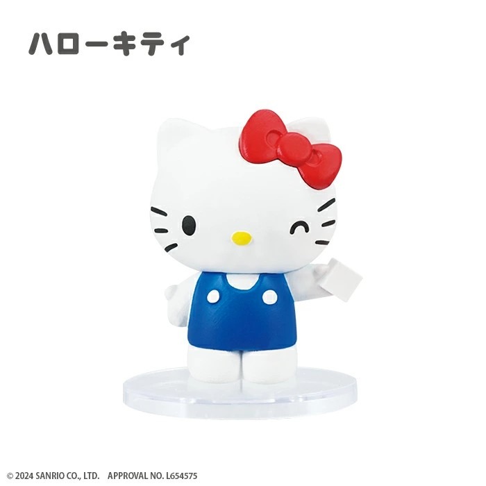 現貨 日本 sanrio 三麗鷗 F-toys 激落君 海綿 打掃公仔 抽抽樂 確認款 kitty 美樂蒂 大耳狗-規格圖2