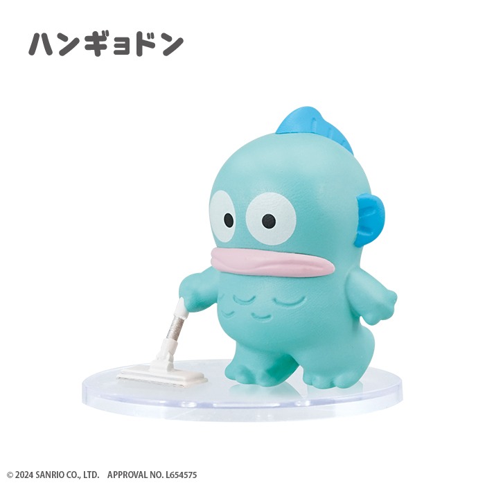 現貨 日本 sanrio 三麗鷗 F-toys 激落君 海綿 打掃公仔 抽抽樂 確認款 kitty 美樂蒂 大耳狗-規格圖2