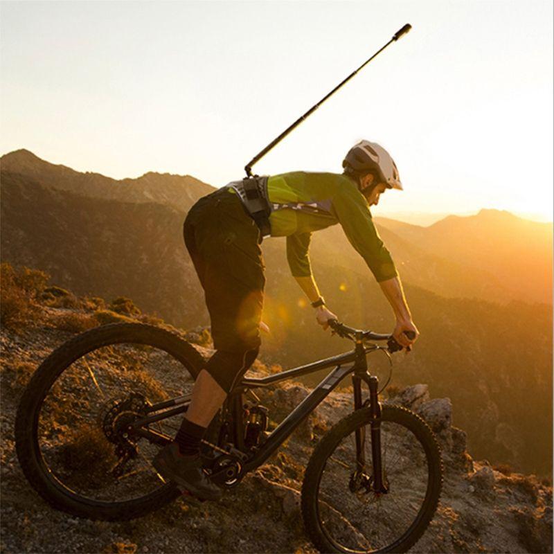 Insta360 ONE R/X2/X3 全景相機隱形相機支架 相機腰帶 背桿支架腰帶 騎行腰帶-細節圖4