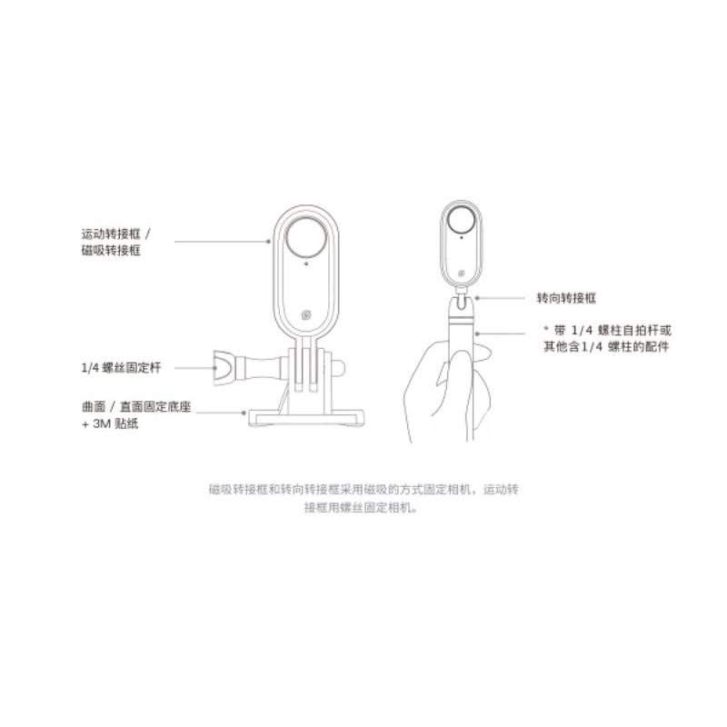Insta360 GO2  go 2 轉接框套裝(便宜出清)-細節圖5