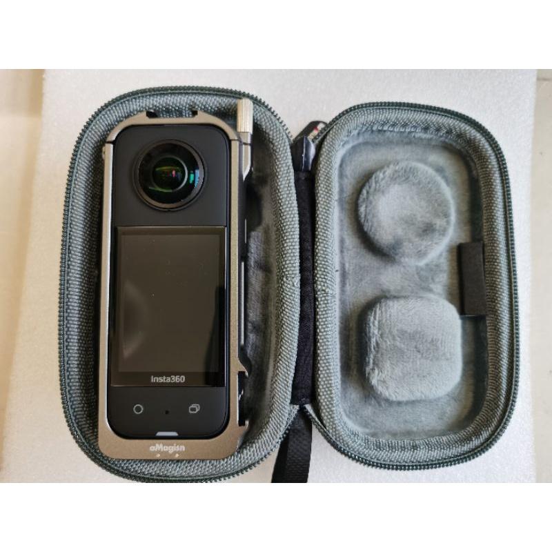 Insta 360 X3收納包保護鏡袋套 ONE X2 X3 迷你單機戶外便攜盒保護配件-細節圖6