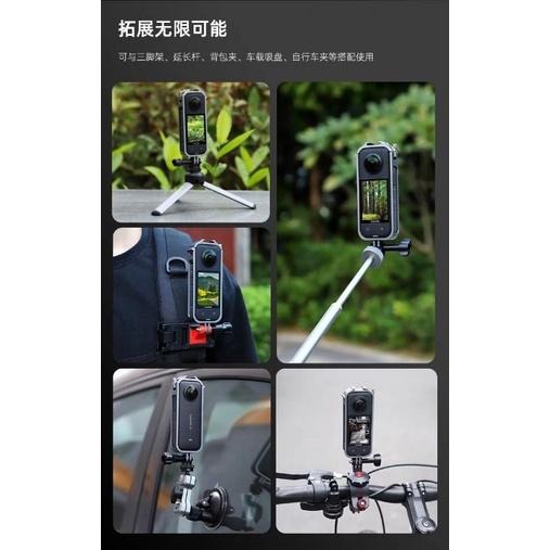 Sunnylife Insta360 X3 鋁合金屬兔籠 金屬邊框 相機保護殼-細節圖5