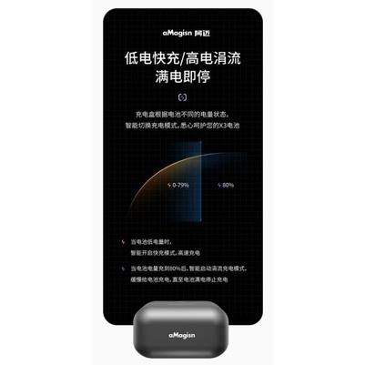 Insta360 X3   阿邁 電池充電器 快充充電盒收納盒 360X3配件 台灣出貨-細節圖5