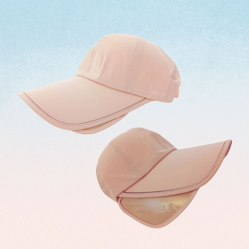 抗UV棒球帽.春夏防曬 輕薄透氣 寬沿 抗UV遮陽帽男女適用-細節圖5