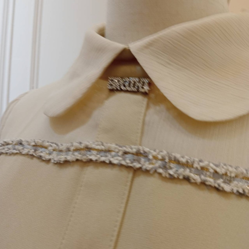 [H lovely]復古唯美 巴洛克風 洋裝-現貨(後鬆緊)收腰顯瘦-細節圖3