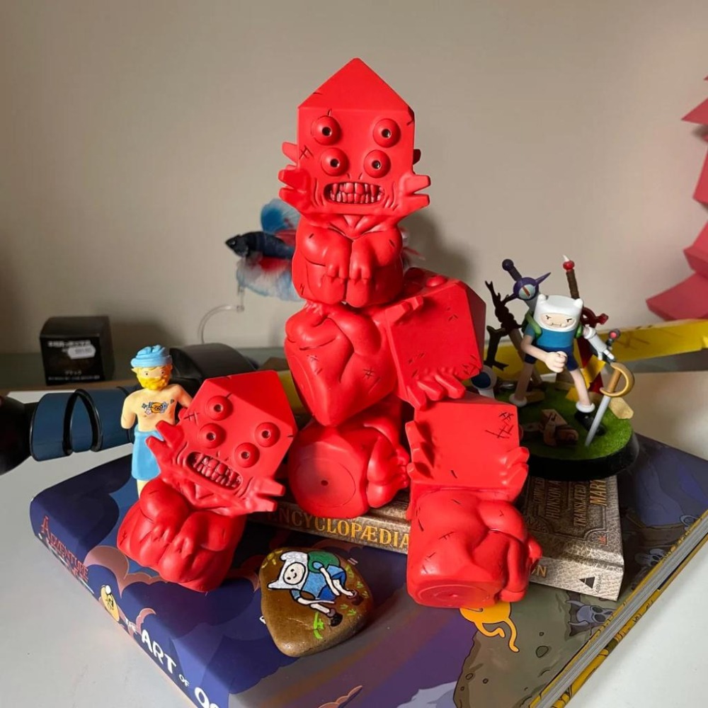 探險活寶 混沌之神 GOLB 嘎布 美式玩具 阿寶老皮 SOFUBI Totem Vinyl AdventureTime-細節圖2