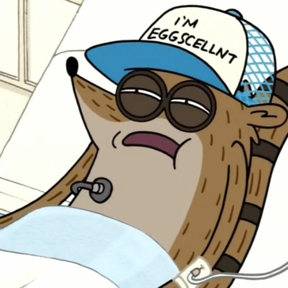 天兵公園 蛋捲王 鴨舌帽 I＇m Eggscellent cap 幫阿天贏得我是蛋捲王酷帽 Regular Show-細節圖2