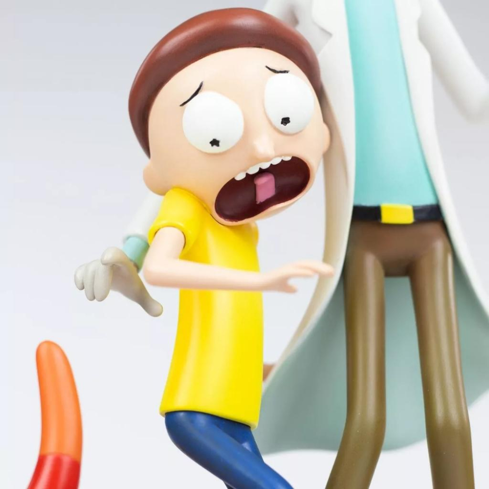 預購 美劇 Rick and Morty 瑞克與莫蒂 12吋彩色動態雕像 傳送門 限量版 大型雕像 美系 美式 老玩具-細節圖5