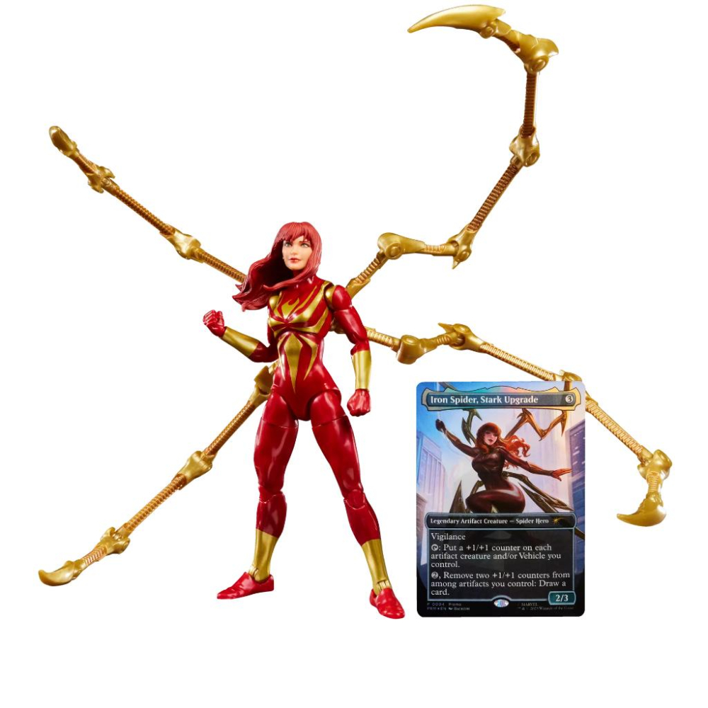 孩之寶 全新現貨 鋼鐵蜘蛛人 漫威傳奇 蜘蛛人x魔法風雲會 Mary Jane Watson 獨家限定卡牌組-細節圖2