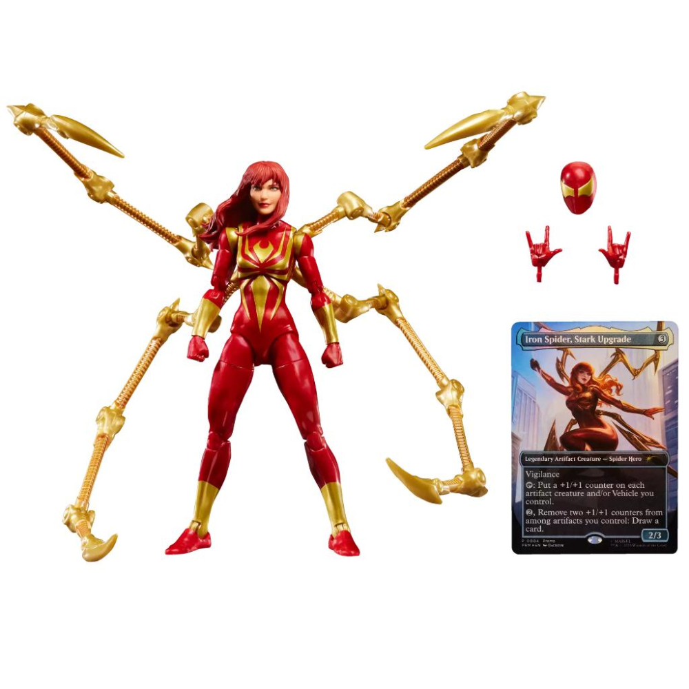 孩之寶 全新現貨 鋼鐵蜘蛛人 漫威傳奇 蜘蛛人x魔法風雲會 Mary Jane Watson 獨家限定卡牌組-細節圖7