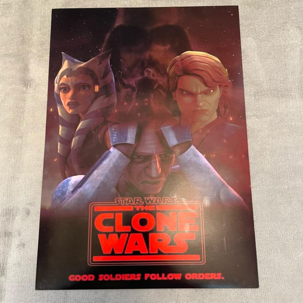 美國🇺🇸電影海報 A4 保存良好 星際大戰 複製人之戰 輝夜姬想讓人告白 Ben10 金剛狼 探險活寶 未來日記-細節圖4