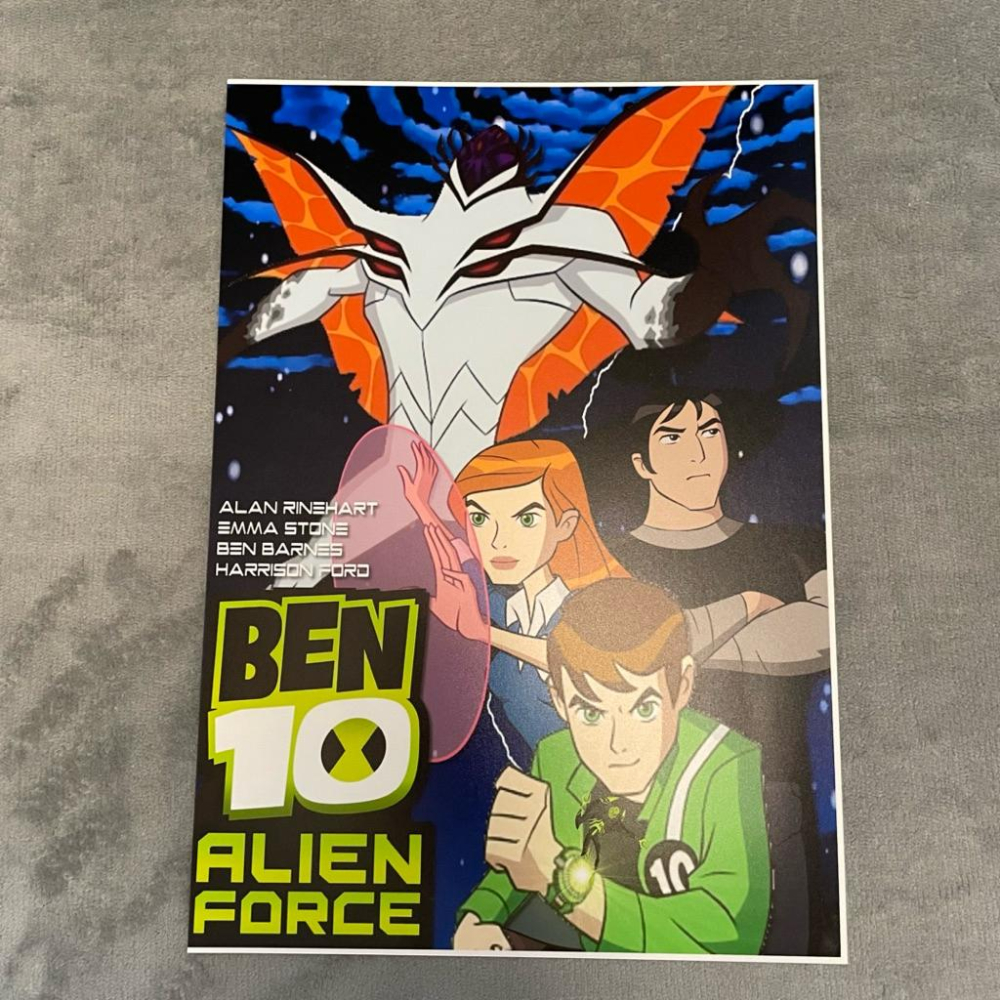 美國🇺🇸電影海報 A4 保存良好 星際大戰 複製人之戰 輝夜姬想讓人告白 Ben10 金剛狼 探險活寶 未來日記-細節圖8