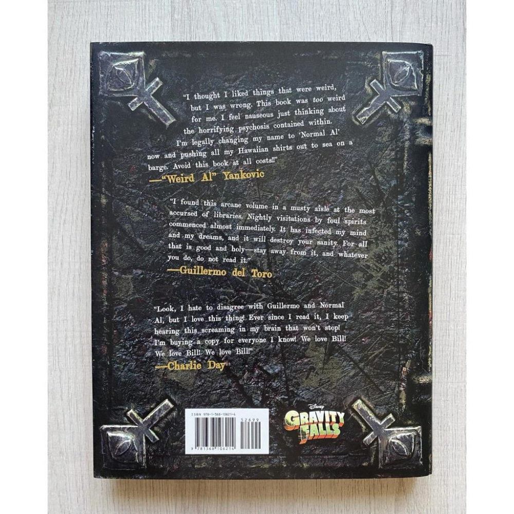 比爾之書 作者親筆簽名 金色特別版 美國限定🇺🇸 神秘小鎮大冒險 重力瀑布 the book of bil-細節圖3