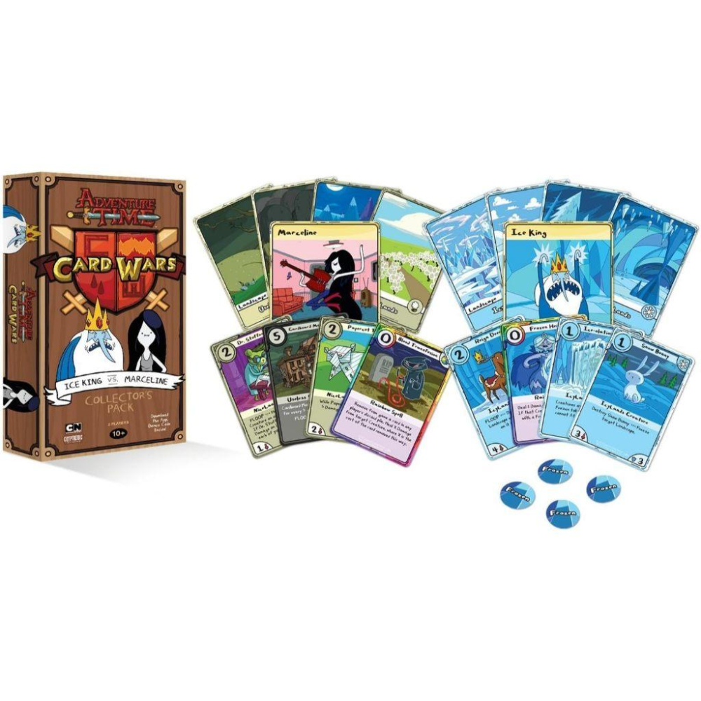 探險活寶 絕版 卡牌戰爭 Card Wars 冰壩王 vs 艾薇爾 吸血鬼 瑪瑟琳 卡片之戰 卡通頻道 美國卡通 桌遊-細節圖3