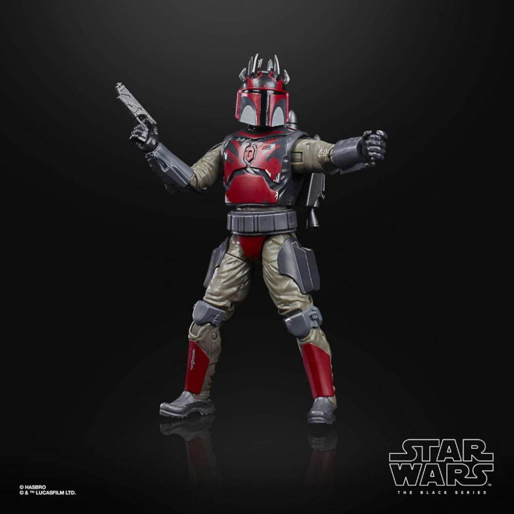 孩之寶 星際大戰 黑標 系列 曼達洛人 超級突擊隊長 死亡看守 克隆人戰爭收藏 公仔 Star Wars-細節圖5