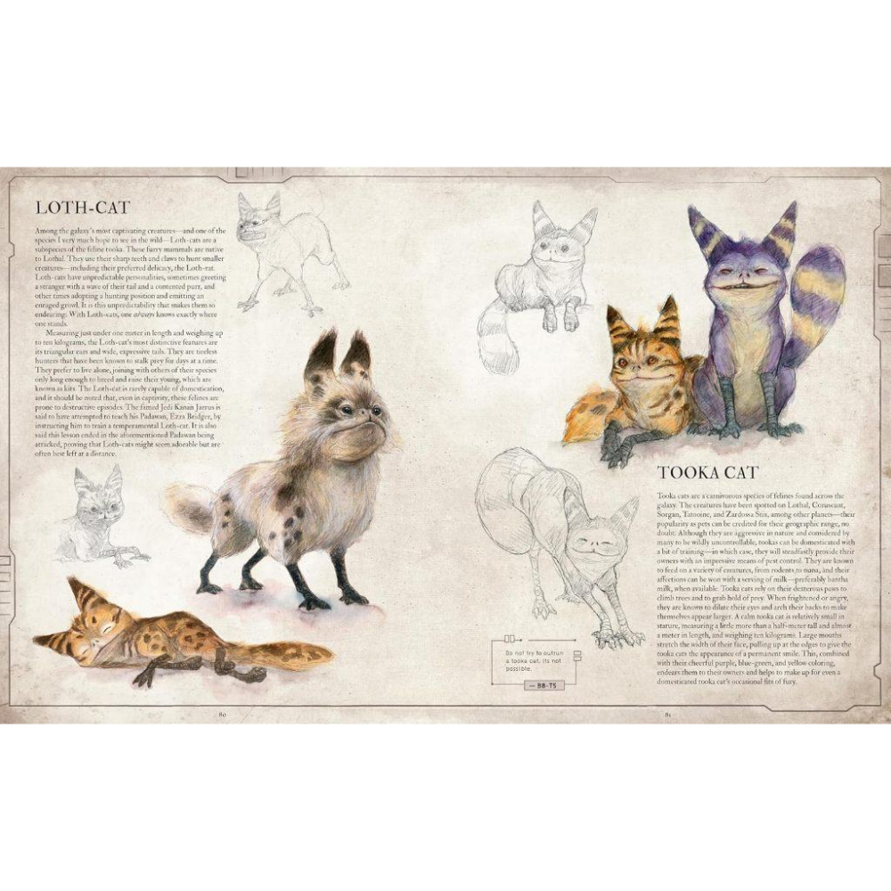 《星際大戰動物寓言集》Vol. 1 銀河系生物 (Creatures of the Galaxy) 絕版藝術設定集-細節圖2