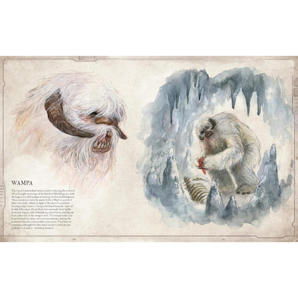《星際大戰動物寓言集》Vol. 1 銀河系生物 (Creatures of the Galaxy) 絕版藝術設定集-細節圖3