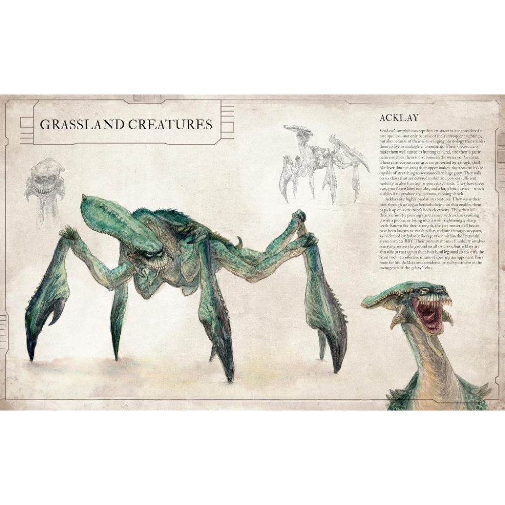 《星際大戰動物寓言集》Vol. 1 銀河系生物 (Creatures of the Galaxy) 絕版藝術設定集-細節圖5