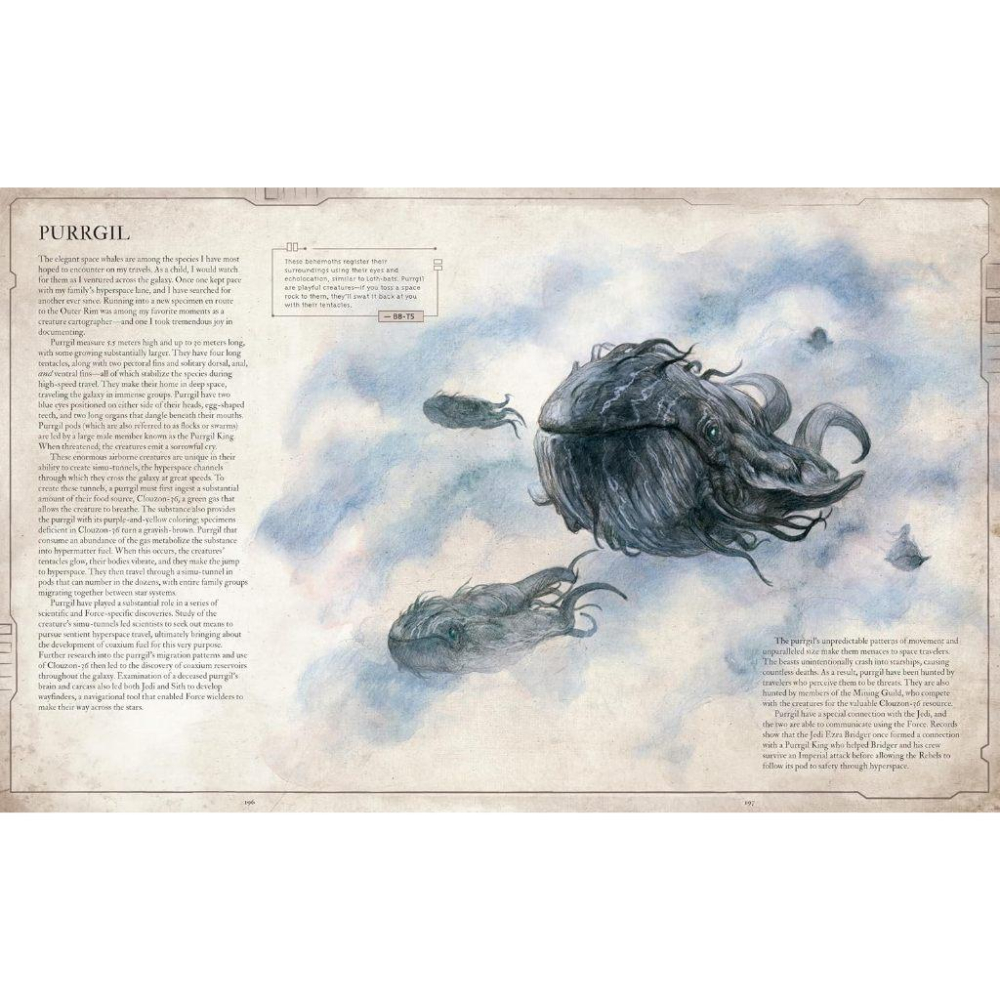 《星際大戰動物寓言集》Vol. 1 銀河系生物 (Creatures of the Galaxy) 絕版藝術設定集-細節圖6