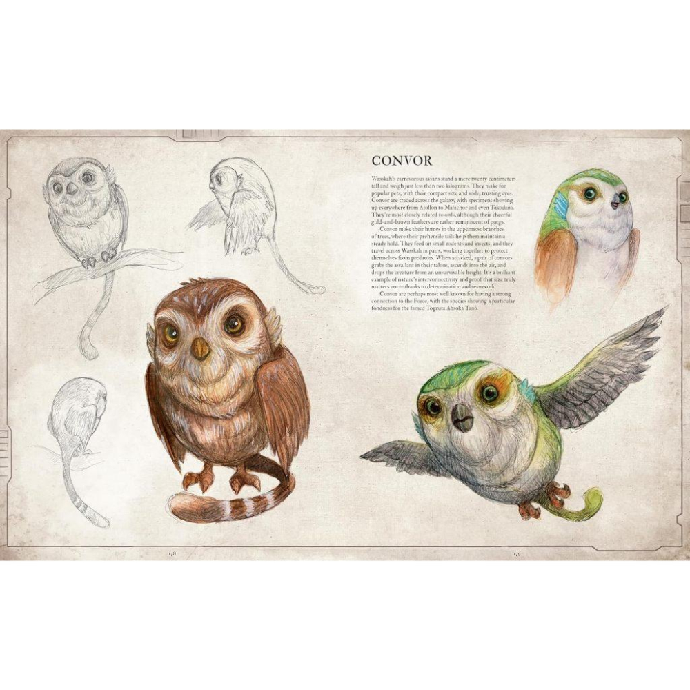 《星際大戰動物寓言集》Vol. 1 銀河系生物 (Creatures of the Galaxy) 絕版藝術設定集-細節圖8
