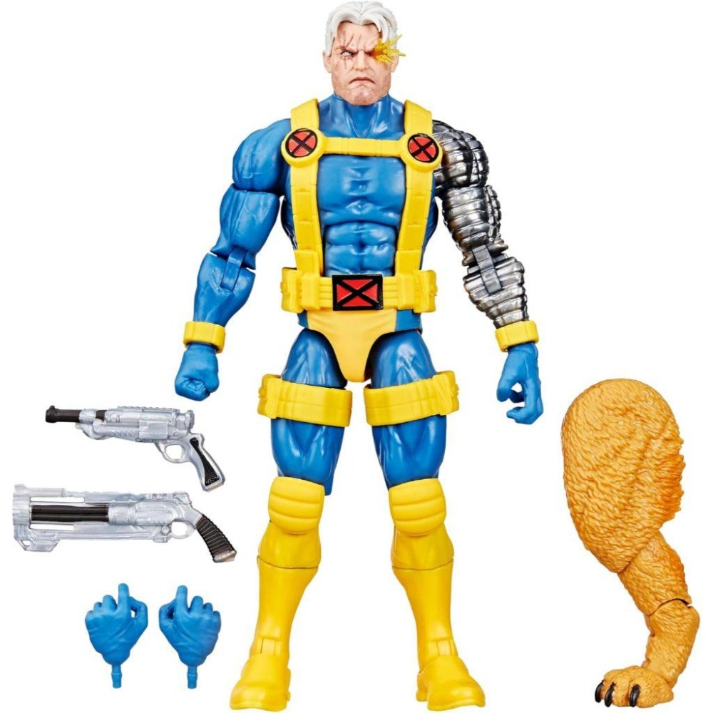 孩之寶 現貨 含BAF 漫威 Marvel Legends 機堡 Cable 漫畫版 BAF劍齒虎扎布 X戰警 Xmen-細節圖2