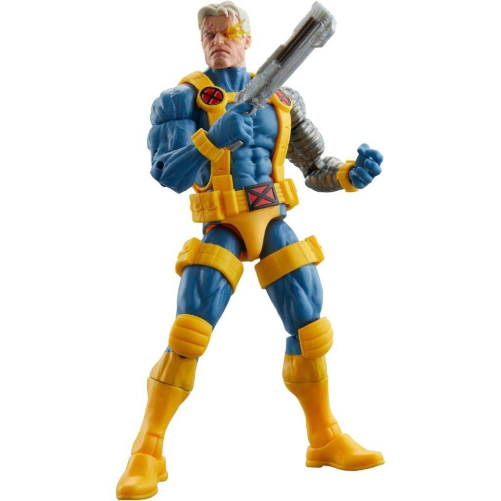 孩之寶 現貨 含BAF 漫威 Marvel Legends 機堡 Cable 漫畫版 BAF劍齒虎扎布 X戰警 Xmen-細節圖8