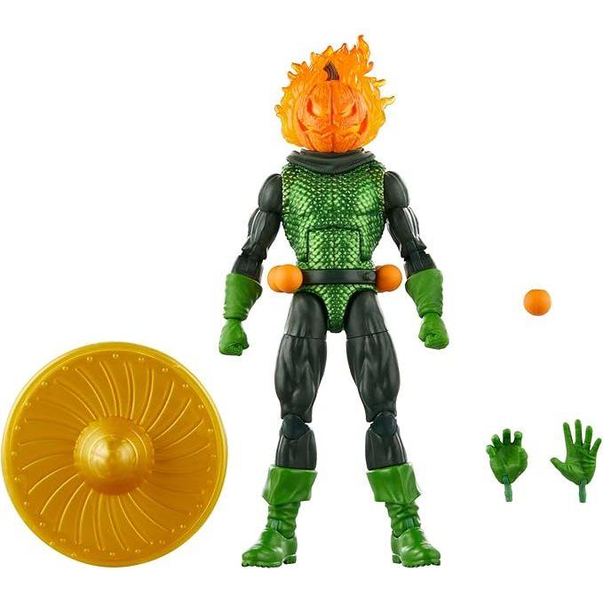 孩之寶 現貨 蜘蛛人 南瓜人 漫畫收藏品 Marvel Legends Jack O＇Lantern 6吋 美式復古吊卡-細節圖5