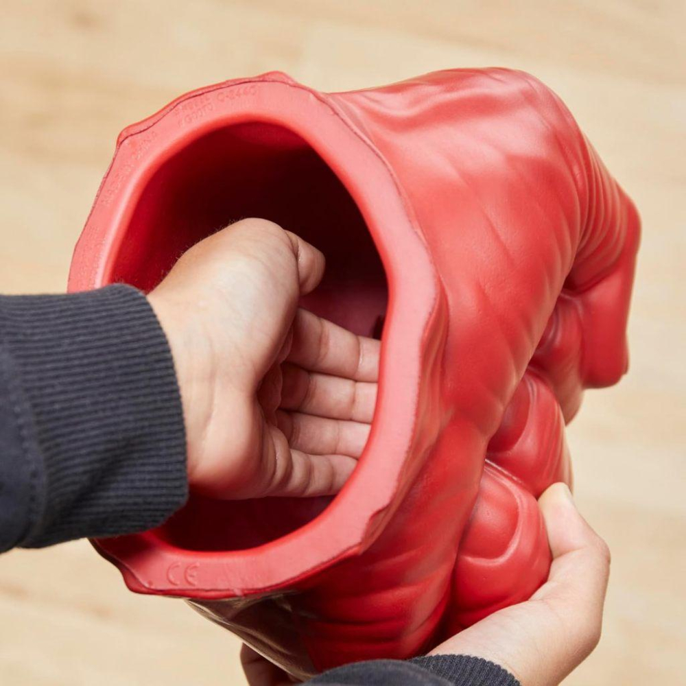 漫威 絕版現貨 紅浩克 拳套 拳頭 復仇者聯盟 美國隊長 無畏新世界 Red Hulk Fist 伽瑪粉碎拳頭-細節圖2