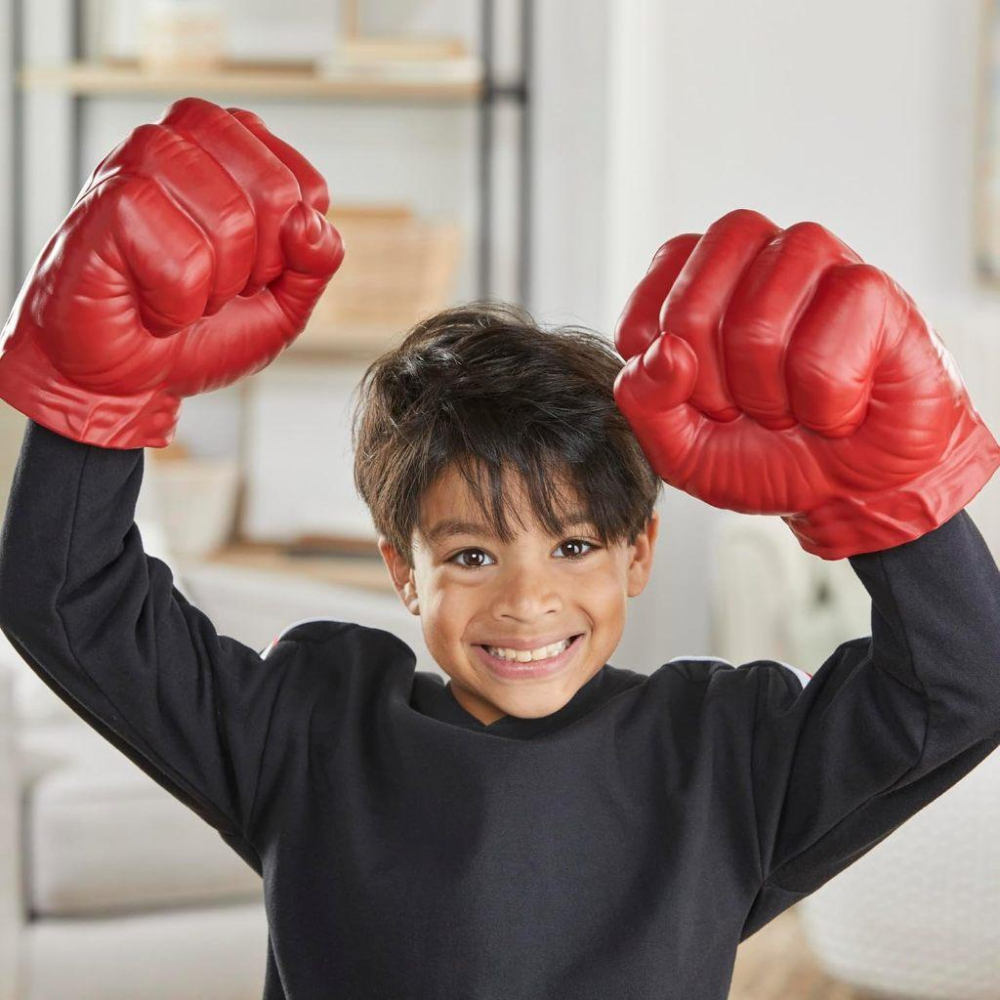 漫威 絕版現貨 紅浩克 拳套 拳頭 復仇者聯盟 美國隊長 無畏新世界 Red Hulk Fist 伽瑪粉碎拳頭-細節圖5