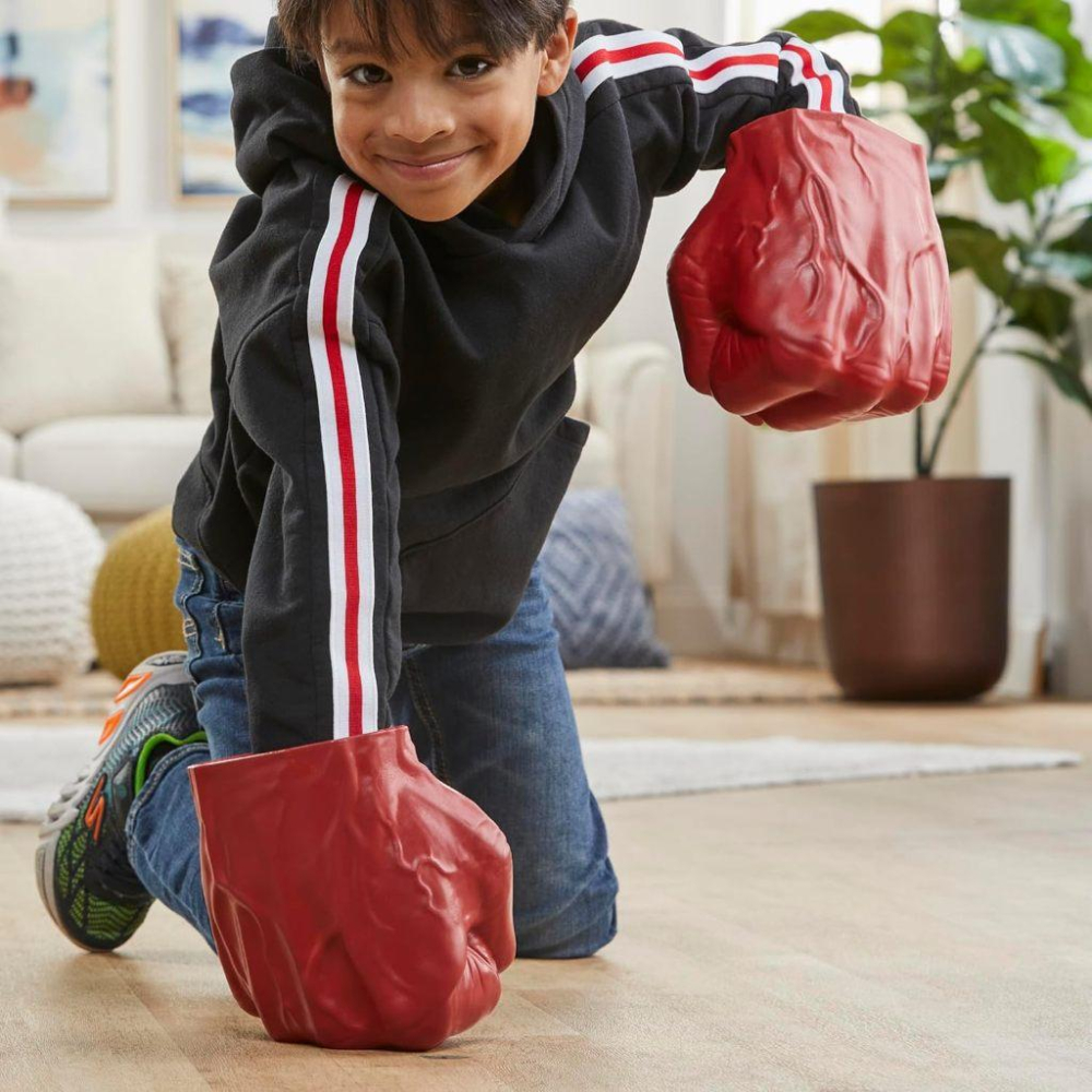 漫威 絕版現貨 紅浩克 拳套 拳頭 復仇者聯盟 美國隊長 無畏新世界 Red Hulk Fist 伽瑪粉碎拳頭-細節圖6