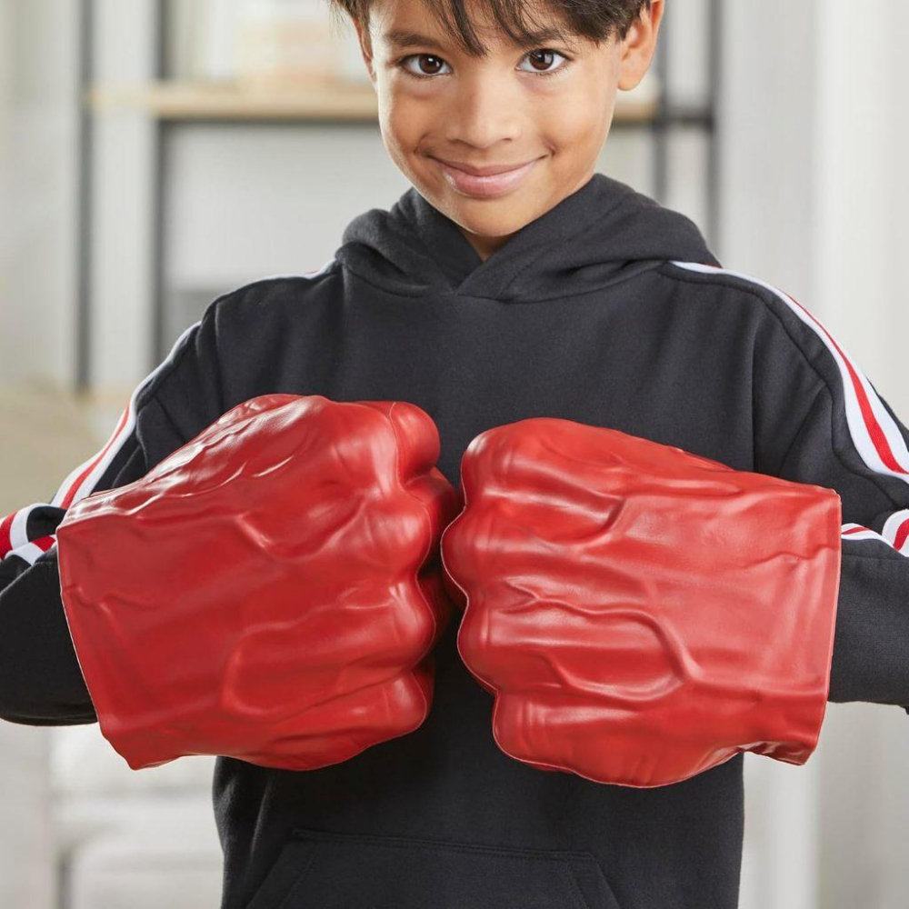 漫威 絕版現貨 紅浩克 拳套 拳頭 復仇者聯盟 美國隊長 無畏新世界 Red Hulk Fist 伽瑪粉碎拳頭-細節圖9