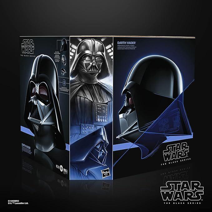 現貨 孩之寶 星際大戰 黑標 收藏電子頭盔 黑武士 Darth Vader Star Wars Helmet 達斯維達-細節圖8