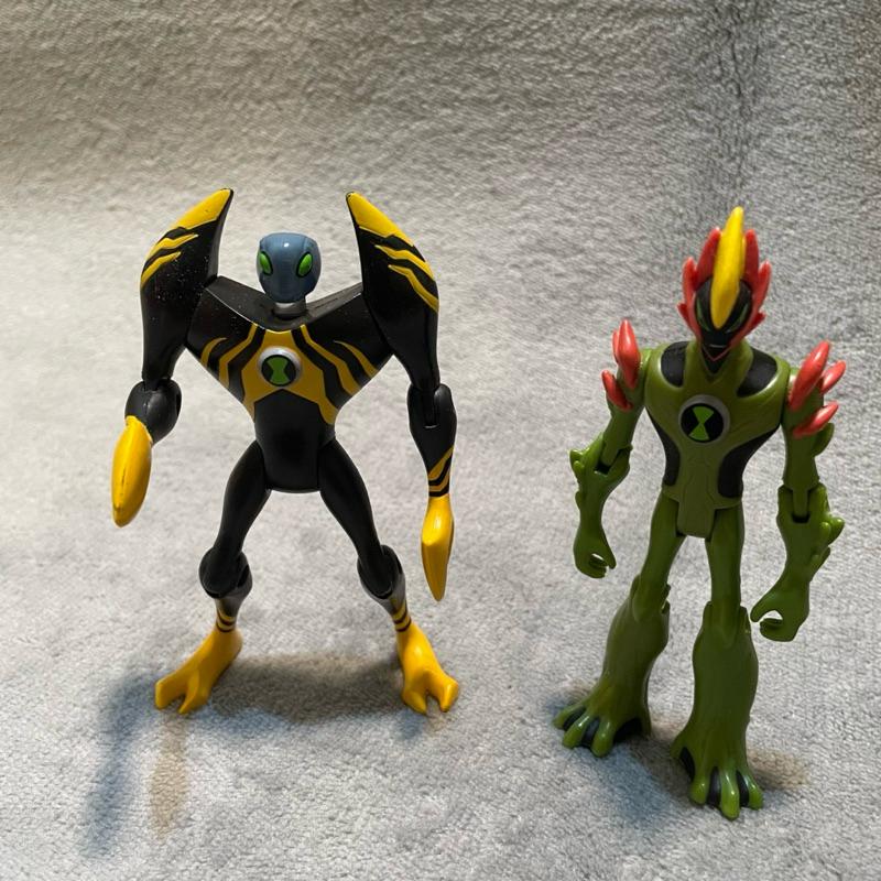 Ben 10 沼澤火 北極星 水晶奇俠 外星英雄 美式玩具 絕版老物 少年駭客 終極英雄 卡通公仔 磁鐵怪 鑽石戰神-細節圖2