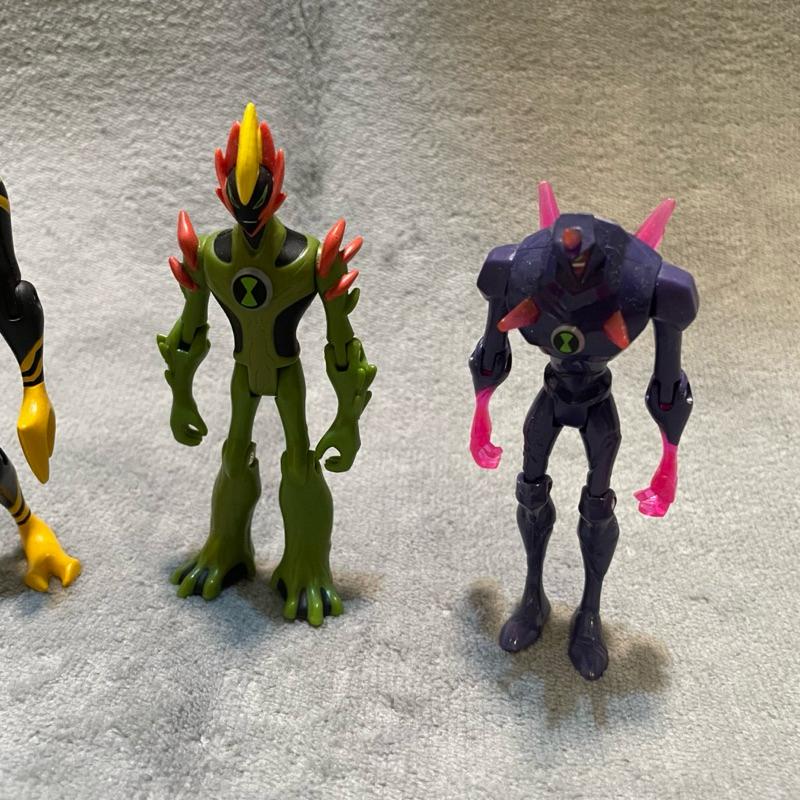 Ben 10 沼澤火 北極星 水晶奇俠 外星英雄 美式玩具 絕版老物 少年駭客 終極英雄 卡通公仔 磁鐵怪 鑽石戰神-細節圖3
