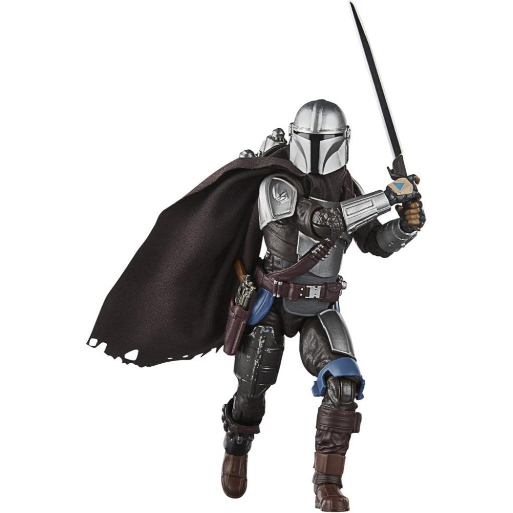 現貨 星際大戰 黑標 6吋 新版 曼達洛人 貝斯卡金屬 黑劍暗劍 丁賈林 Mandalorian Star Wars-細節圖3