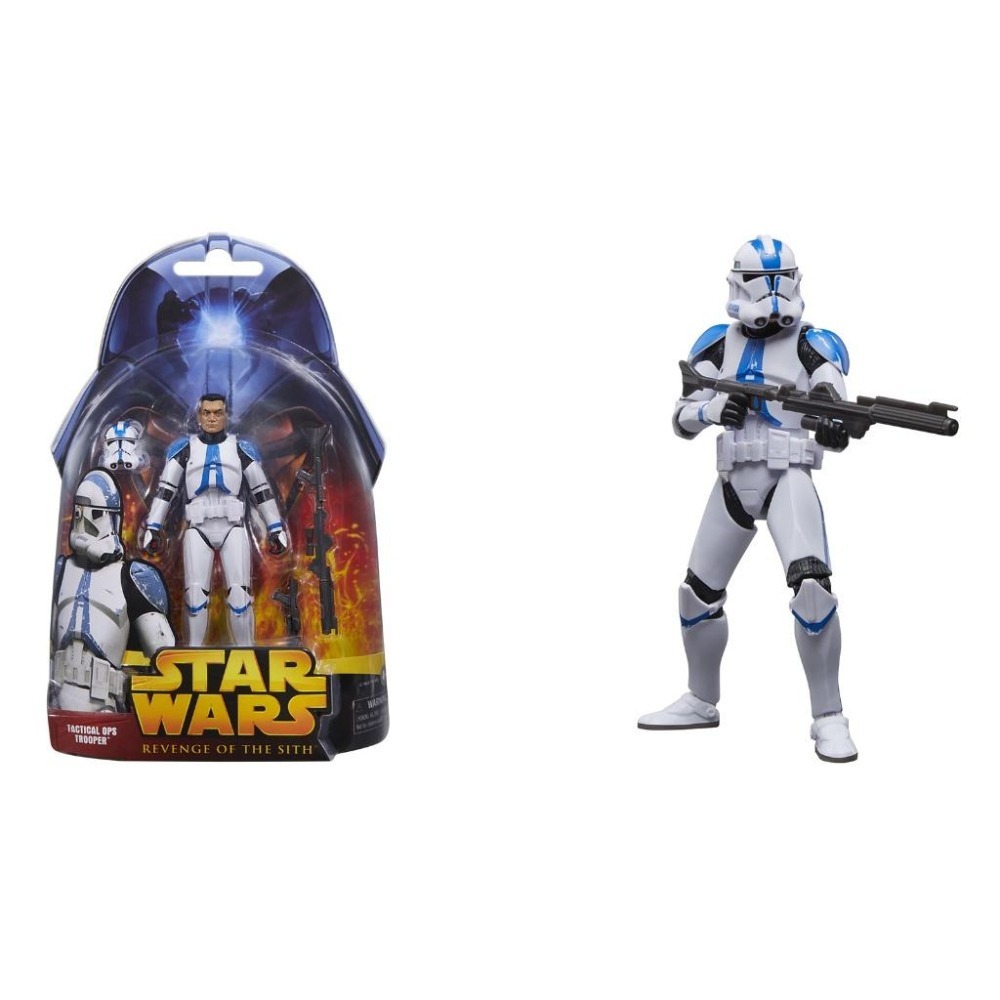 孩之寶 星際大戰 黑標 6吋 電影 西斯大帝的復仇周年紀念 Tactical Ops Trooper 複製人士兵 藍兵-細節圖6