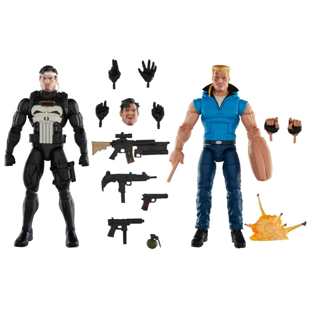 孩之寶 全新現貨 懲罰者 制裁者 雙人包 Punisher 劊子手 Marvel Legends 6吋-細節圖2