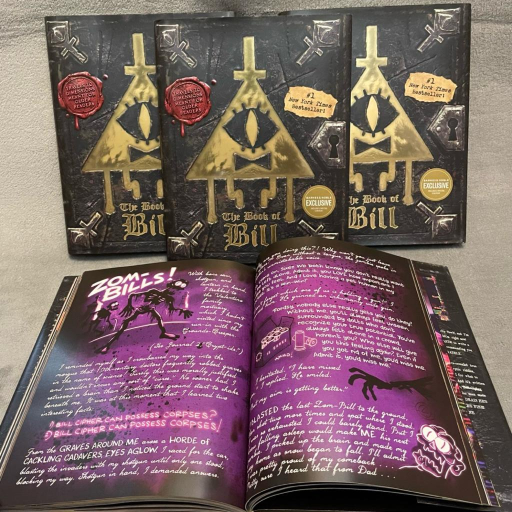 現貨 神秘小鎮大冒險 比爾之書  The Book of Bill Exclusive 黃金獨家版 全新 美國預購-細節圖3