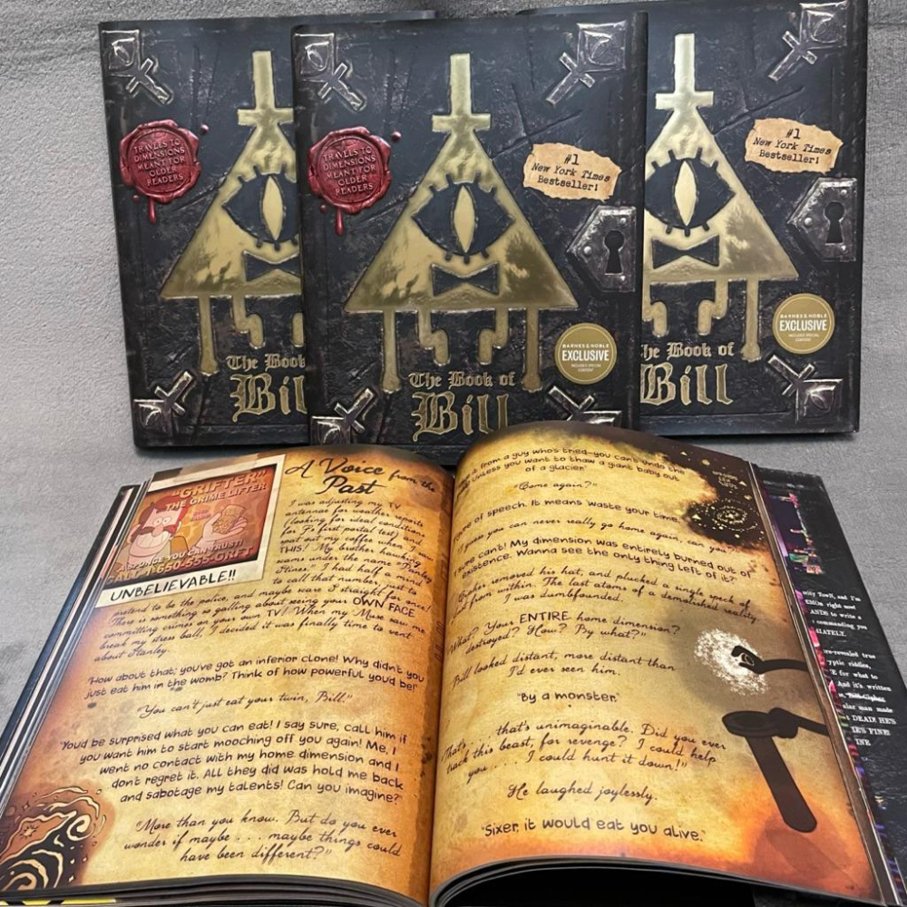 現貨 神秘小鎮大冒險 比爾之書  The Book of Bill Exclusive 黃金獨家版 全新 美國預購-細節圖4