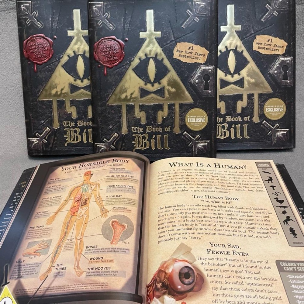 現貨 神秘小鎮大冒險 比爾之書  The Book of Bill Exclusive 黃金獨家版 全新 美國預購-細節圖2