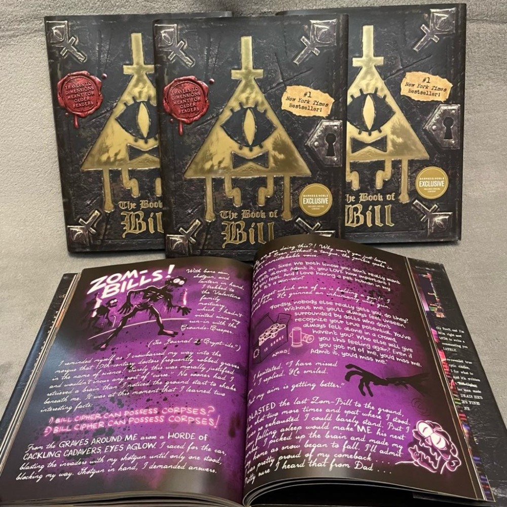 現貨 神秘小鎮大冒險 比爾之書  The Book of Bill Exclusive 黃金獨家版 全新 美國預購-細節圖3