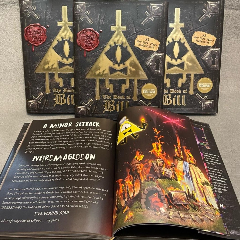 現貨 神秘小鎮大冒險 比爾之書  The Book of Bill Exclusive 黃金獨家版 全新 美國預購-細節圖6