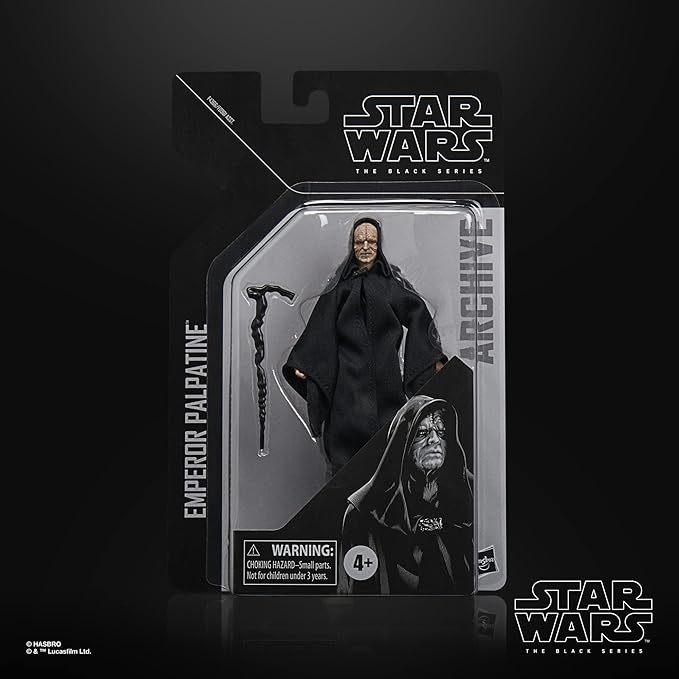 星際大戰 Star Wars 黑標 6吋 Archive 白卜庭 西斯大帝 復古吊卡 PALPATINE 孩之寶-細節圖3
