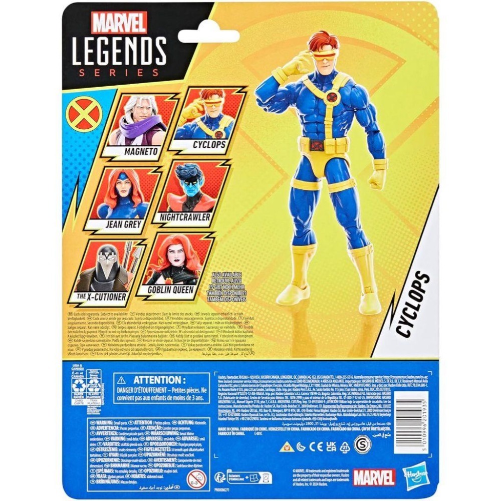 孩之寶 現貨 獨眼龍 美版 漫威Marvel Legends 雷射眼 Cyclops 97年 X戰警X-MEN 復古吊卡-細節圖7