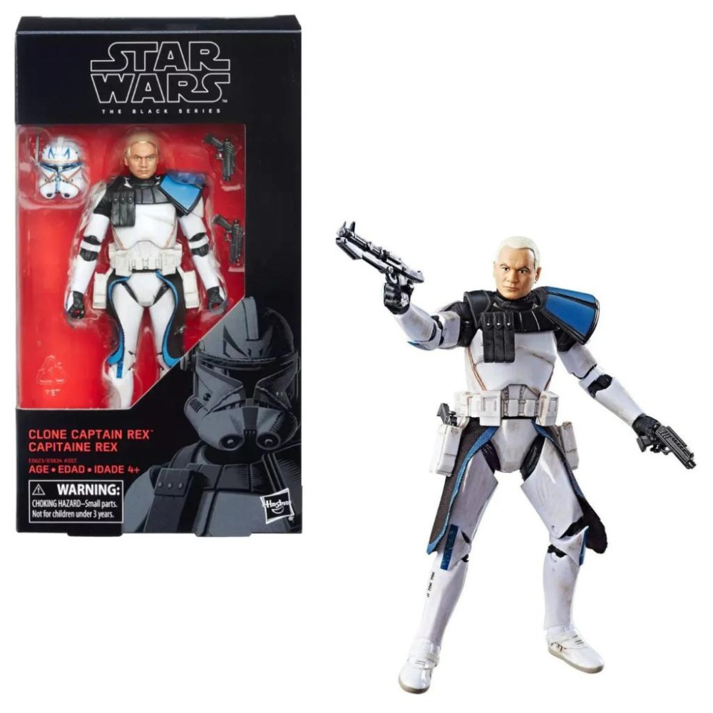 預購 絕版 美國 孩之寶 Star Wars 星際大戰 黑標系列 Clone Captain Rex 複製人雷克斯上尉-細節圖2