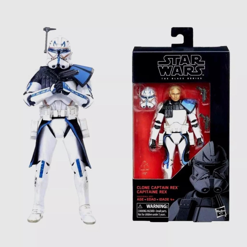 預購 絕版 美國 孩之寶 Star Wars 星際大戰 黑標系列 Clone Captain Rex 複製人雷克斯上尉-細節圖3