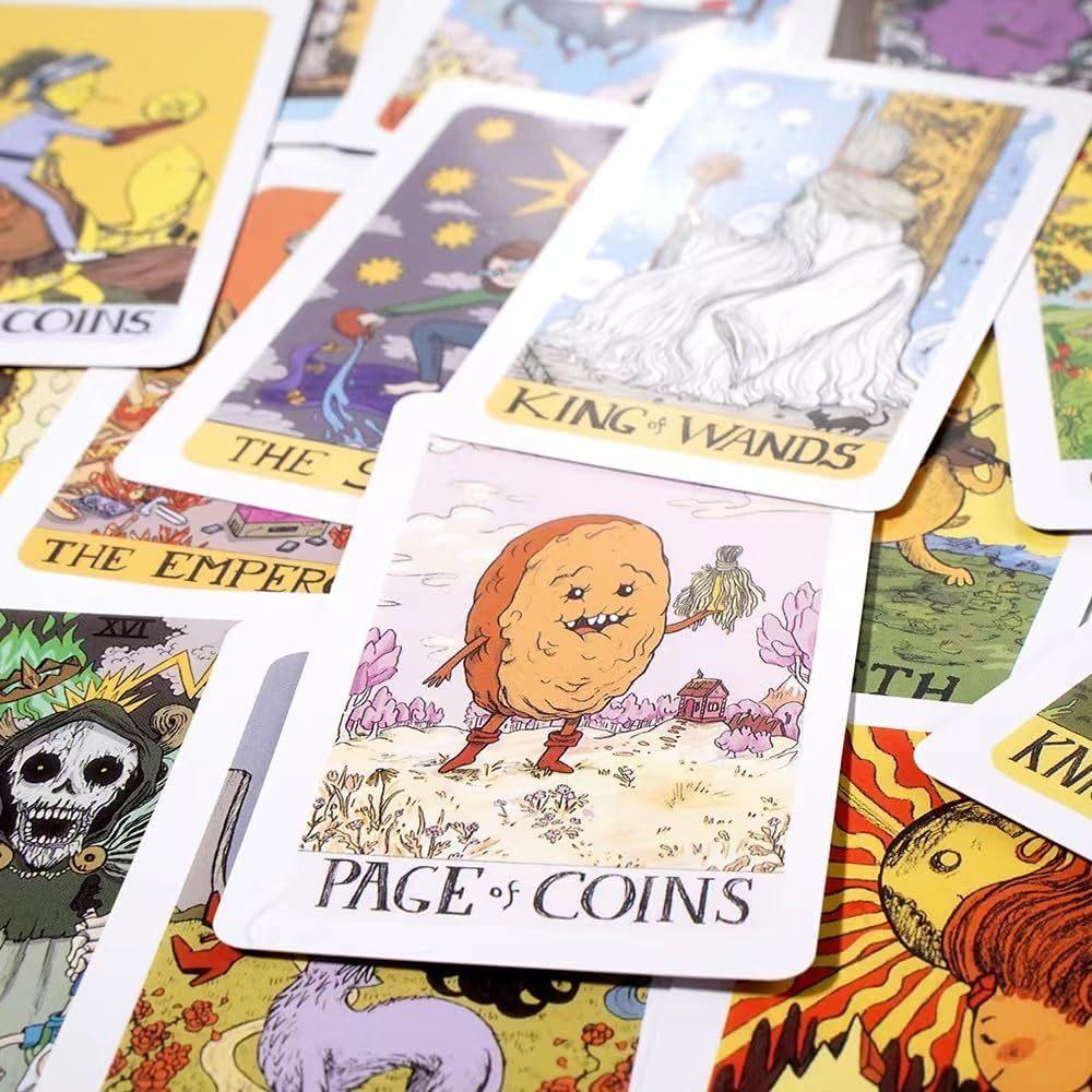 探險活寶 官方授權 塔羅牌 英文塔牌羅 占卜 卡牌桌遊 卡通頻道 美國 冒險時間 Adventure Time-細節圖3